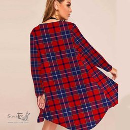 ScotsTee Shop Scottish Wishart Dress Clan Tartan Beach Kimono Womens Beach Cover Up