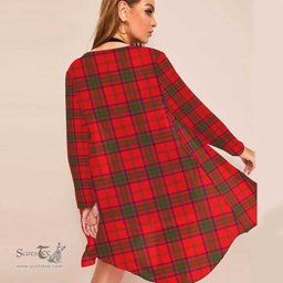 ScotsTee Shop Scottish Ross Modern Clan Tartan Beach Kimono Womens Beach Cover Up
