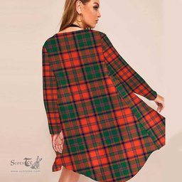 ScotsTee Shop Scottish Stewart of Appin Ancient Clan Tartan Beach Kimono Womens Beach Cover Up