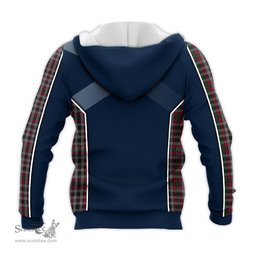 ScotsTee Shop Scottish Borthwick Clan Scottish Crest and Scottish Thistle Sport Tartan Hoodie