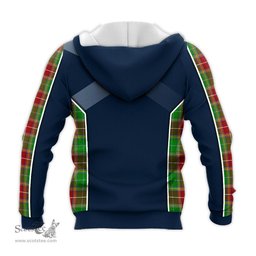 ScotsTee Shop Scottish Baxter Modern Clan Scottish Crest and Scottish Thistle Sport Tartan Hoodie