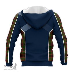 ScotsTee Shop Scottish Buchan Modern Clan Scottish Crest and Scottish Thistle Sport Tartan Hoodie