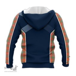 ScotsTee Shop Scottish Bruce Ancient Clan Scottish Crest and Scottish Thistle Sport Tartan Hoodie