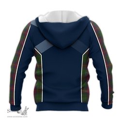 ScotsTee Shop Scottish Cairns Clan Scottish Crest and Scottish Thistle Sport Tartan Hoodie