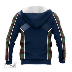 ScotsTee Shop Scottish Buchan Ancient Clan Scottish Crest and Scottish Thistle Sport Tartan Hoodie