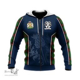 ScotsTee Shop Scottish Blackstock Hunting Clan Scottish Crest and Scottish Thistle Sport Tartan Hoodie