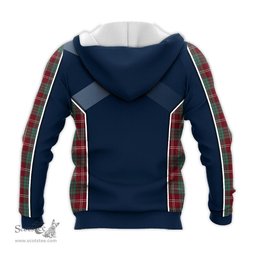 ScotsTee Shop Scottish Crawford Modern Clan Scottish Crest and Scottish Thistle Sport Tartan Hoodie