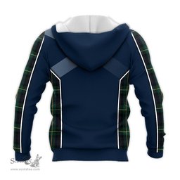 ScotsTee Shop Scottish Gordon Old Clan Scottish Crest and Scottish Thistle Sport Tartan Hoodie