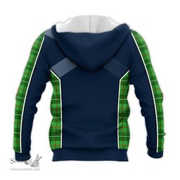 ScotsTee Shop Scottish Galloway Clan Scottish Crest and Scottish Thistle Sport Tartan Hoodie