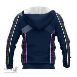 ScotsTee Shop Scottish Armstrong Modern Clan Scottish Crest and Scottish Thistle Sport Tartan Hoodie