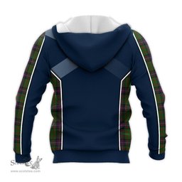 ScotsTee Shop Scottish Cochrane Clan Scottish Crest and Scottish Thistle Sport Tartan Hoodie