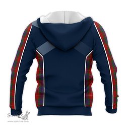 ScotsTee Shop Scottish Fraser Clan Scottish Crest and Scottish Thistle Sport Tartan Hoodie