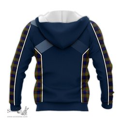 ScotsTee Shop Scottish Clelland Modern Clan Scottish Crest and Scottish Thistle Sport Tartan Hoodie