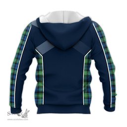 ScotsTee Shop Scottish Gordon Ancient Clan Scottish Crest and Scottish Thistle Sport Tartan Hoodie