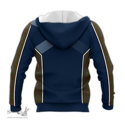 ScotsTee Shop Scottish Gray Clan Scottish Crest and Scottish Thistle Sport Tartan Hoodie