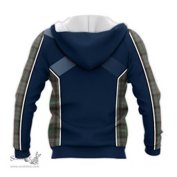 ScotsTee Shop Scottish Cochrane Hunting Clan Scottish Crest and Scottish Thistle Sport Tartan Hoodie