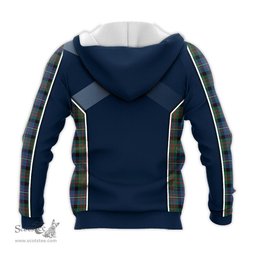 ScotsTee Shop Scottish Cameron of Erracht Ancient Clan Scottish Crest and Scottish Thistle Sport Tartan Hoodie
