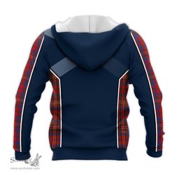 ScotsTee Shop Scottish Cameron of Locheil Clan Scottish Crest and Scottish Thistle Sport Tartan Hoodie