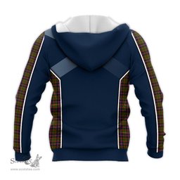 ScotsTee Shop Scottish Cochrane Modern Clan Scottish Crest and Scottish Thistle Sport Tartan Hoodie