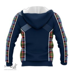 ScotsTee Shop Scottish Glass Clan Scottish Crest and Scottish Thistle Sport Tartan Hoodie