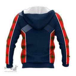 ScotsTee Shop Scottish Darroch Clan Scottish Crest and Scottish Thistle Sport Tartan Hoodie
