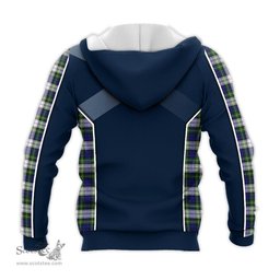 ScotsTee Shop Scottish Gordon Dress Modern Clan Scottish Crest and Scottish Thistle Sport Tartan Hoodie