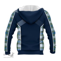 ScotsTee Shop Scottish Campbell Dress Ancient Clan Scottish Crest and Scottish Thistle Sport Tartan Hoodie