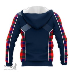 ScotsTee Shop Scottish Gow of Skeoch Clan Scottish Crest and Scottish Thistle Sport Tartan Hoodie