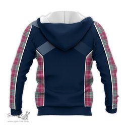 ScotsTee Shop Scottish Crawford Ancient Clan Scottish Crest and Scottish Thistle Sport Tartan Hoodie