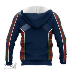 ScotsTee Shop Scottish Fraser of Lovat Clan Scottish Crest and Scottish Thistle Sport Tartan Hoodie