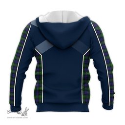 ScotsTee Shop Scottish Gordon Clan Scottish Crest and Scottish Thistle Sport Tartan Hoodie