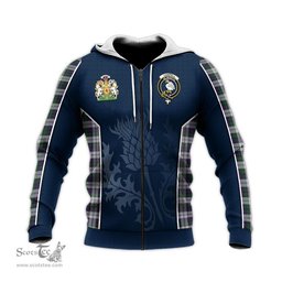 ScotsTee Shop Scottish Campbell of Cawdor Dress Clan Scottish Crest and Scottish Thistle Sport Tartan Hoodie
