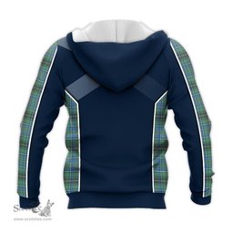 ScotsTee Shop Scottish MacInnes Ancient Clan Scottish Crest and Scottish Thistle Sport Tartan Hoodie