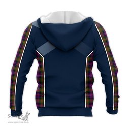 ScotsTee Shop Scottish MacDonell of Glengarry Modern Clan Scottish Crest and Scottish Thistle Sport Tartan Hoodie