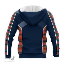 ScotsTee Shop Scottish MacDuff Ancient Clan Scottish Crest and Scottish Thistle Sport Tartan Hoodie