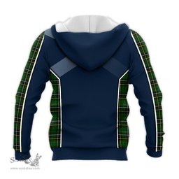ScotsTee Shop Scottish MacAlpin Modern Clan Scottish Crest and Scottish Thistle Sport Tartan Hoodie