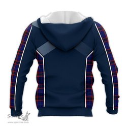 ScotsTee Shop Scottish Home Modern Clan Scottish Crest and Scottish Thistle Sport Tartan Hoodie