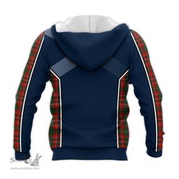 ScotsTee Shop Scottish MacInnes Hastie Clan Scottish Crest and Scottish Thistle Sport Tartan Hoodie