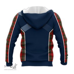 ScotsTee Shop Scottish MacGregor Clan Scottish Crest and Scottish Thistle Sport Tartan Hoodie