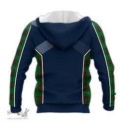 ScotsTee Shop Scottish Kinloch Clan Scottish Crest and Scottish Thistle Sport Tartan Hoodie