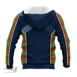 ScotsTee Shop Scottish MacGregor Modern Clan Scottish Crest and Scottish Thistle Sport Tartan Hoodie