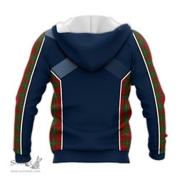 ScotsTee Shop Scottish MacAulay Clan Scottish Crest and Scottish Thistle Sport Tartan Hoodie