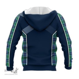 ScotsTee Shop Scottish Keith Ancient Clan Scottish Crest and Scottish Thistle Sport Tartan Hoodie