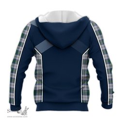 ScotsTee Shop Scottish Lindsay Dress Clan Scottish Crest and Scottish Thistle Sport Tartan Hoodie