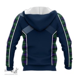 ScotsTee Shop Scottish MacDonald of the Isles Hunting Modern Clan Scottish Crest and Scottish Thistle Sport Tartan Hoodie