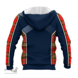 ScotsTee Shop Scottish Langlands Clan Scottish Crest and Scottish Thistle Sport Tartan Hoodie