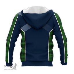 ScotsTee Shop Scottish MacArthur Highland Clan Scottish Crest and Scottish Thistle Sport Tartan Hoodie