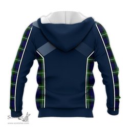 ScotsTee Shop Scottish Lammie Clan Scottish Crest and Scottish Thistle Sport Tartan Hoodie