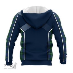 ScotsTee Shop Scottish Hamilton Hunting Clan Scottish Crest and Scottish Thistle Sport Tartan Hoodie