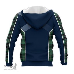 ScotsTee Shop Scottish MacAulay Hunting Ancient Clan Scottish Crest and Scottish Thistle Sport Tartan Hoodie